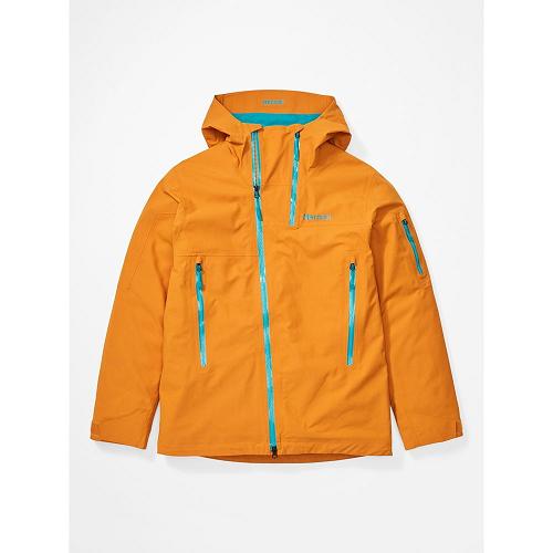 Marmot Ski Jacket Yellow NZ - Freerider Jackets Mens NZ927356